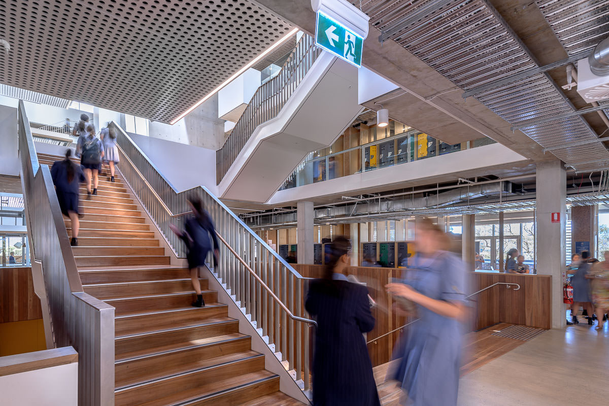 MLC School Burwood Interior, by BVN. Photography by The Guthrie Project