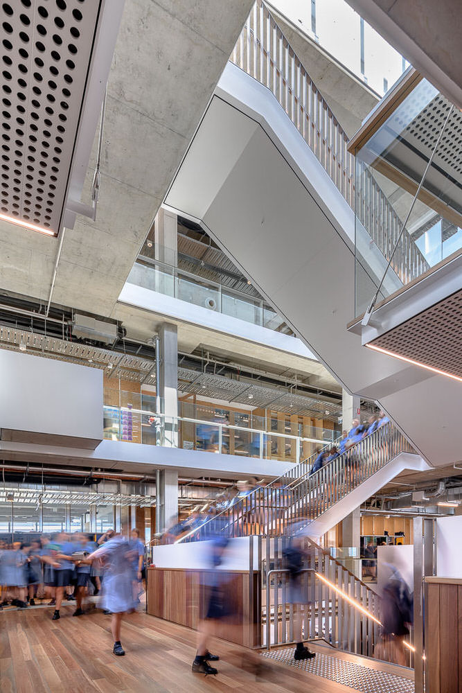 MLC School Burwood Interior, by BVN. Photography by The Guthrie Project