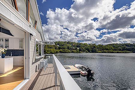 Riverside House, Grays Point, by Emily Knight Design, and Build By Design