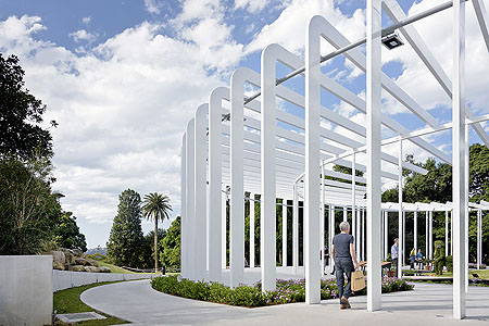 The Calyx, Royal Botanic Gardens Sydney, by PTW Architects & McGregor Coxall