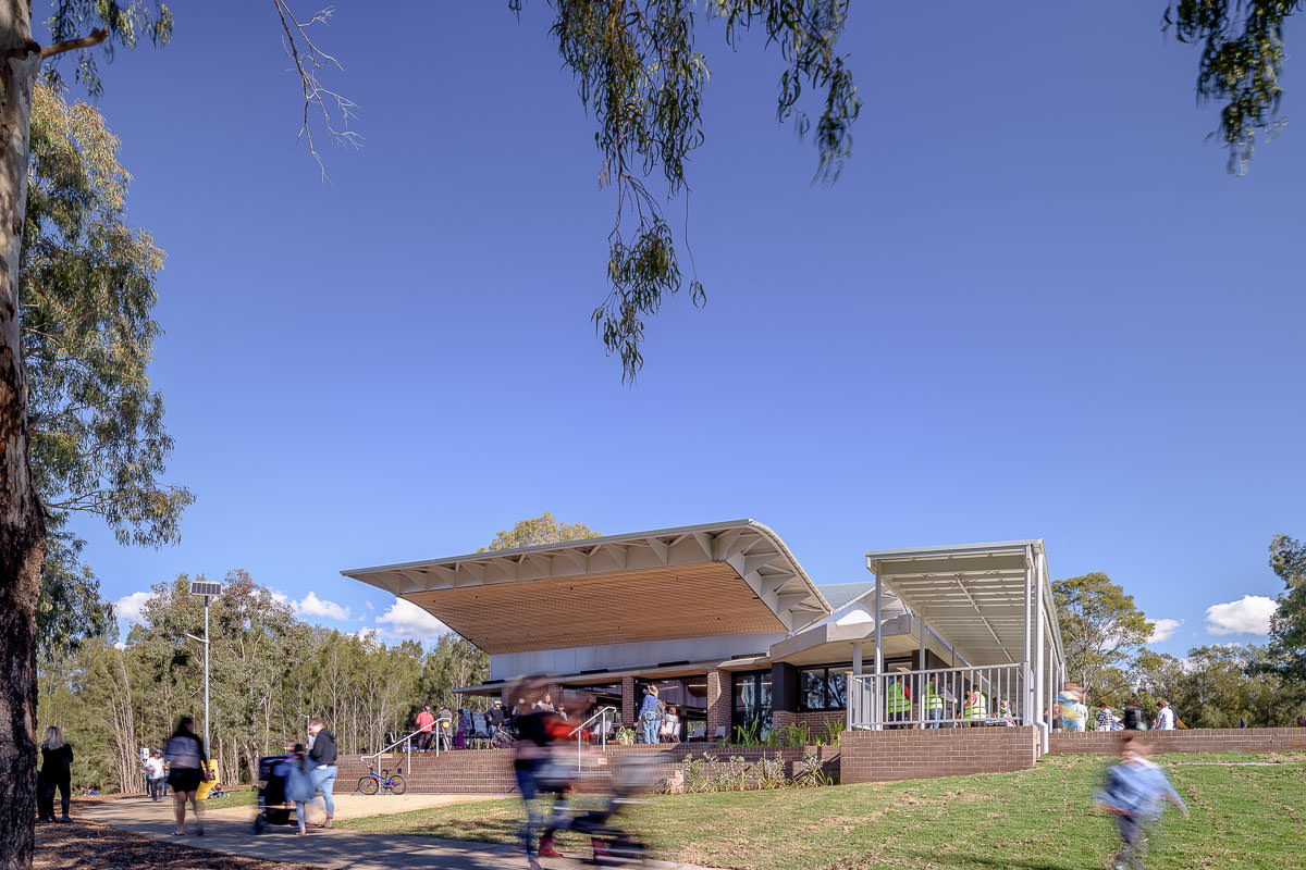 Woodcroft Community Centre Open Day, Architecture by Carter Williamson Architects. Photographs by The Guthrie Project.