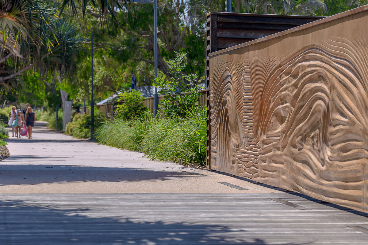 Coolum Art Walk Screen, by Carl Holder. Photography by The Guthrie Project.