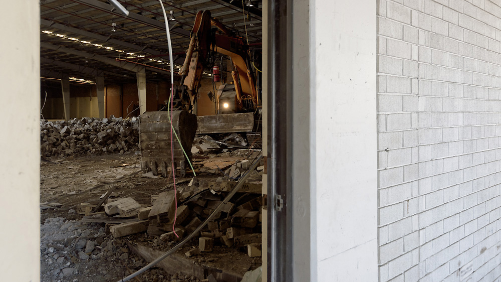 Dangrove Warehouse - Pre-construction Demolition Progress