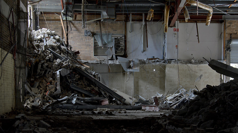 Dangrove Warehouse - Pre-construction Demolition Progress