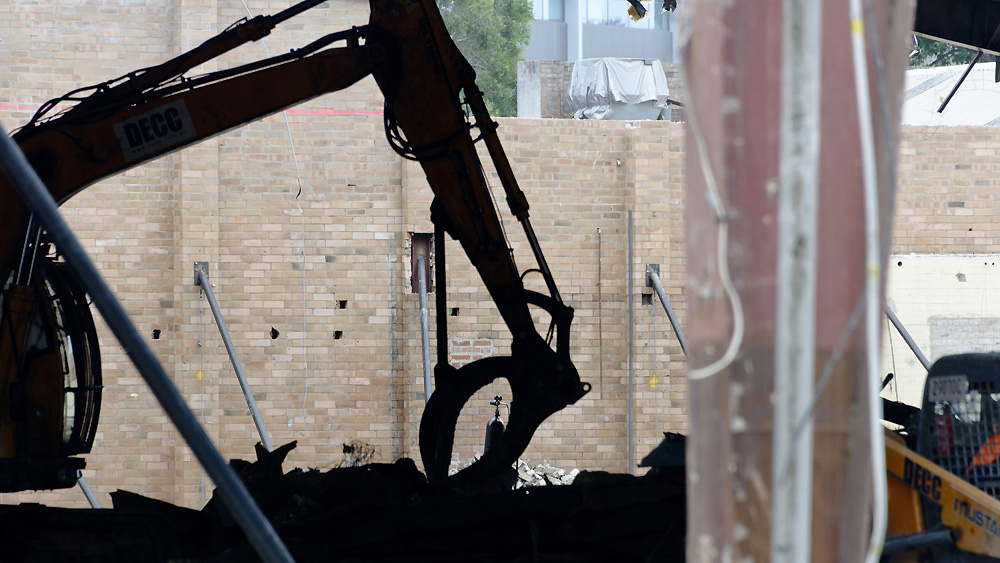 Dangrove Warehouse - Pre-construction Demolition Progress