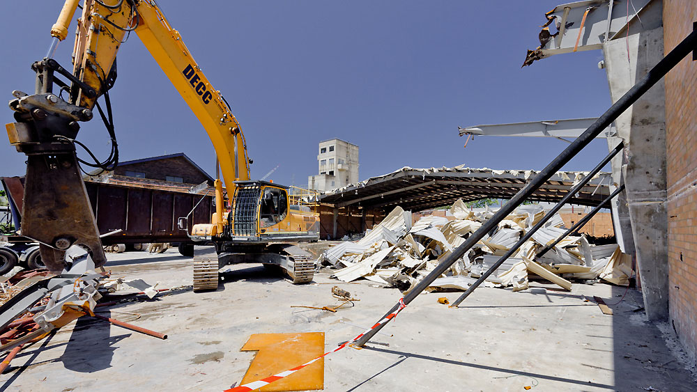 Dangrove Warehouse - Pre-construction Demolition Progress