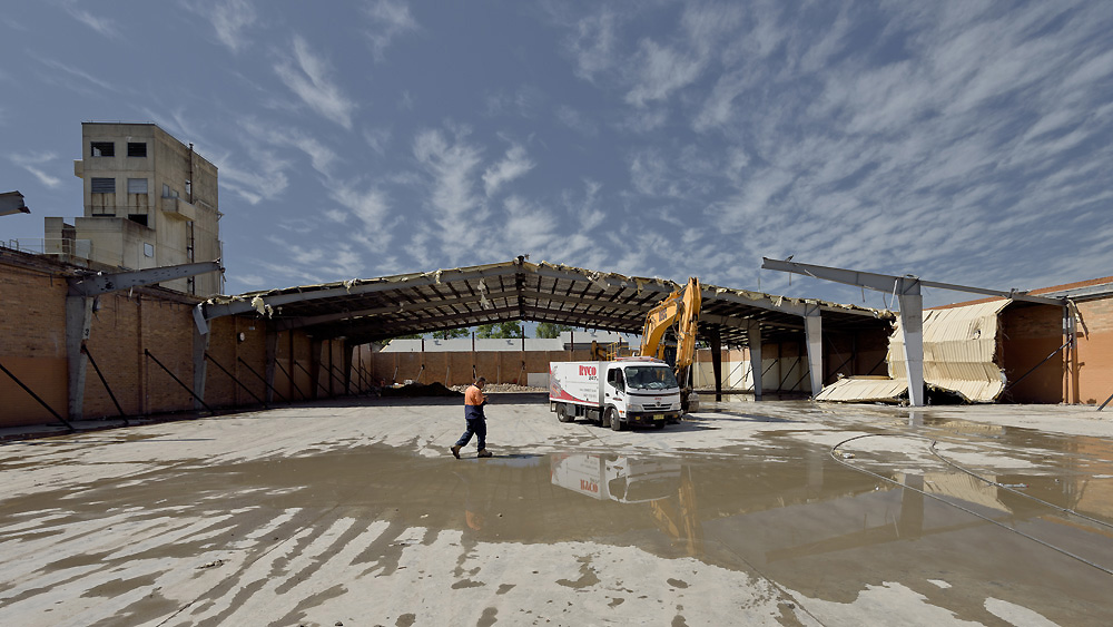 Dangrove Warehouse - Pre-construction Demolition Progress