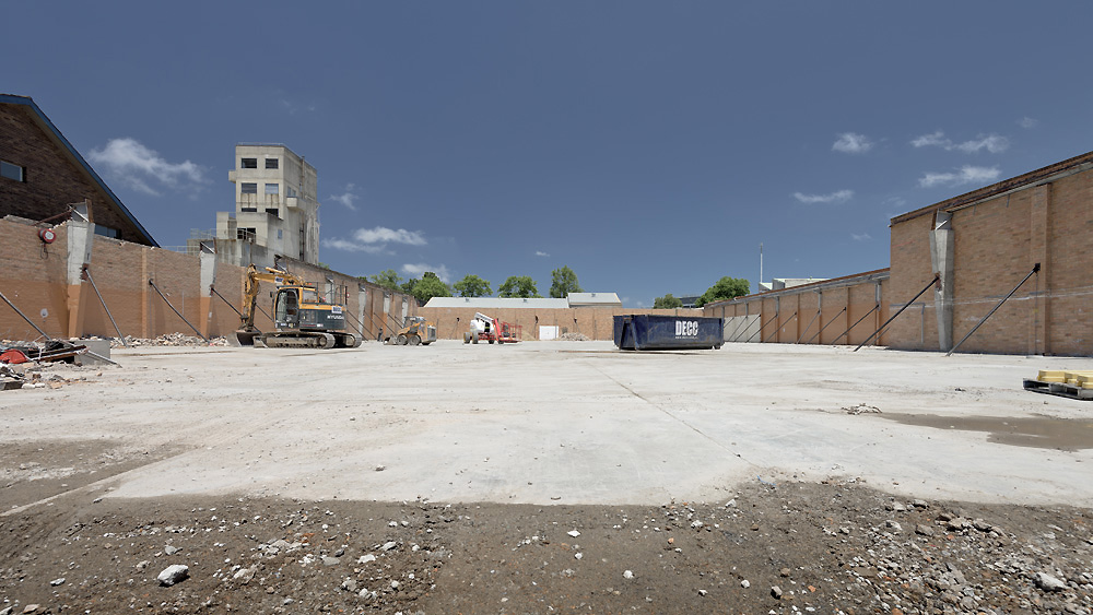 Dangrove Warehouse - Pre-construction Demolition Progress