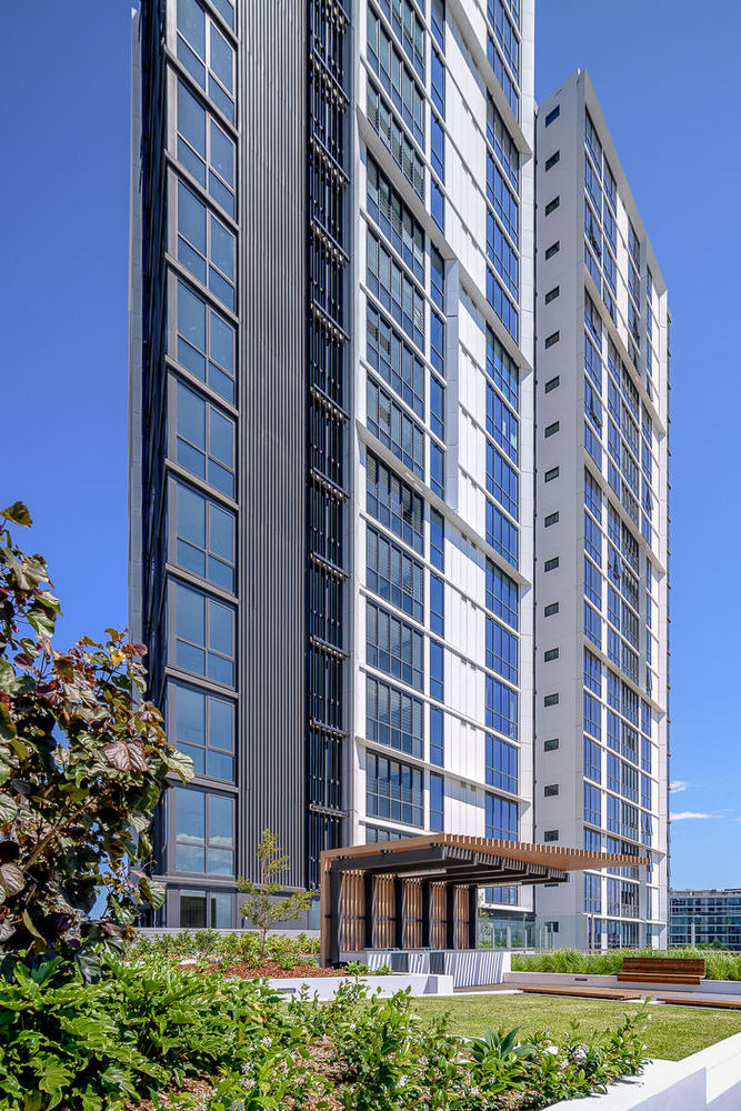 Icon and Marque Apartments, Discovery Point, Wolli Creek, by Frasers Property & Group GSA