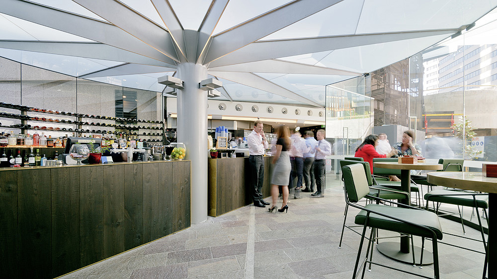 Grand Duk Café Fitout, Grosvenor Place Sydney, by Humphrey + Edwards Architects