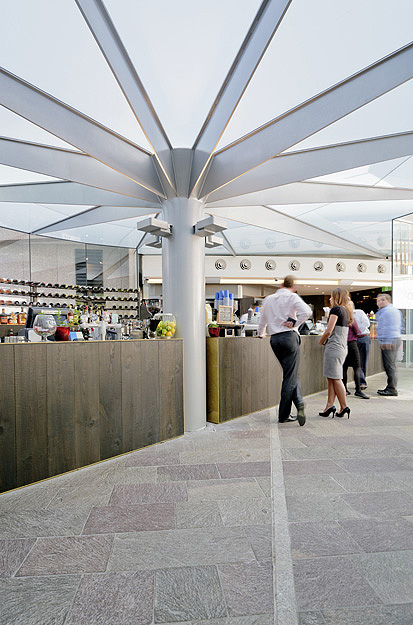 Grand Duk Café Fitout, Grosvenor Place Sydney, by Humphrey + Edwards Architects