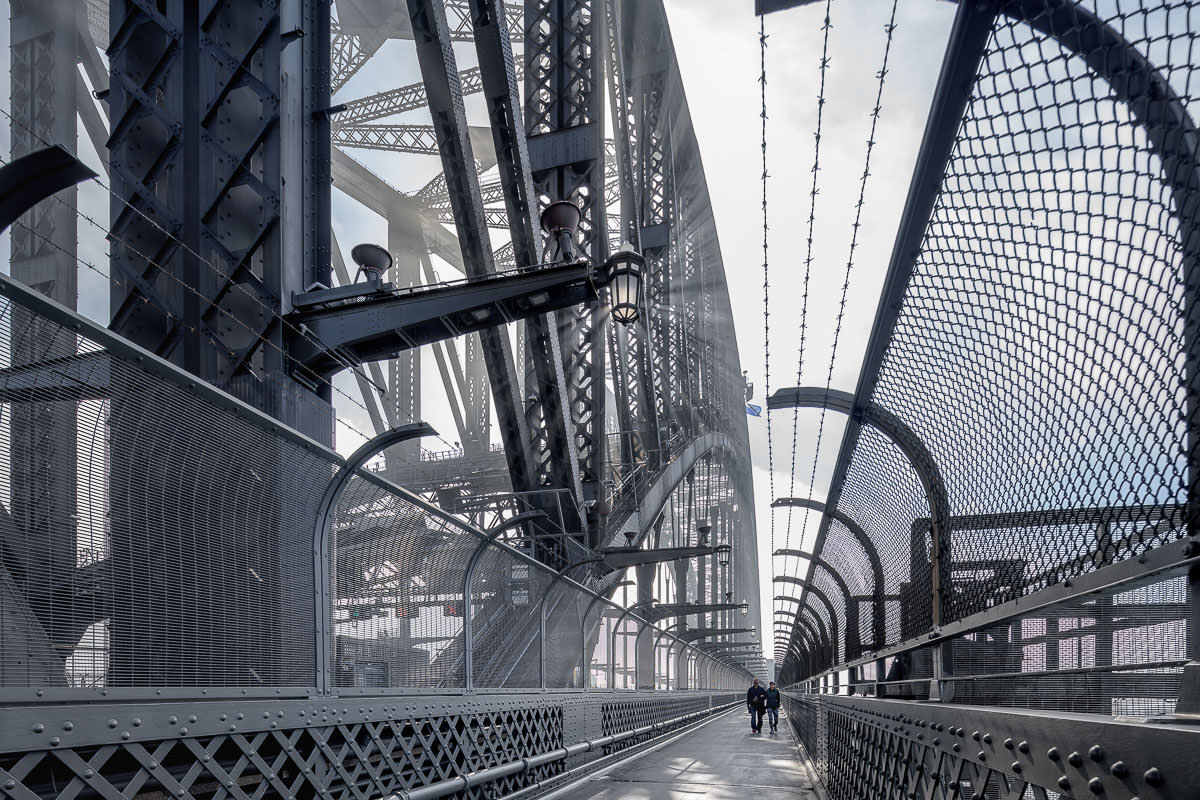 Iron Clad Fog - Low Visibility at the Sydney Harbour Bridge.