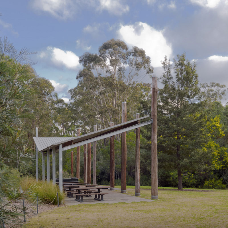 Australian Botanic Garden Shelters, Mt Annan, by Kennedy Associates Architects