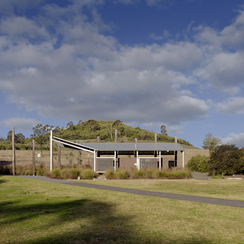 Australian Botanic Garden Shelters, Mt Annan, by Kennedy Associates Architects