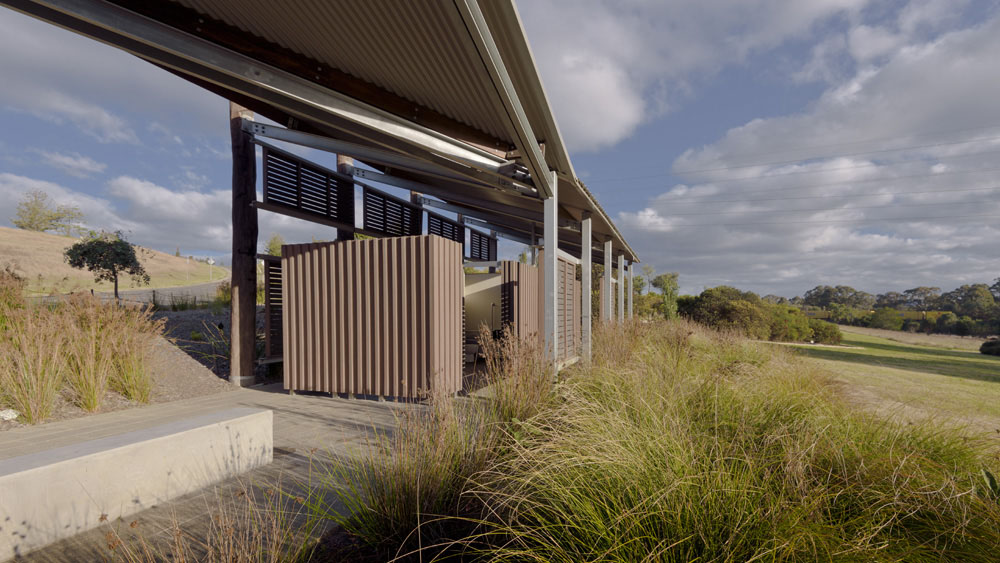 Australian Botanic Garden Shelters, Mt Annan, by Kennedy Associates Architects