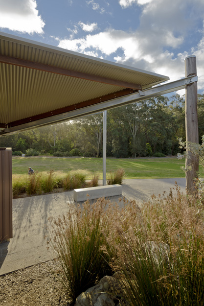 Australian Botanic Garden Shelters, Mt Annan, by Kennedy Associates Architects