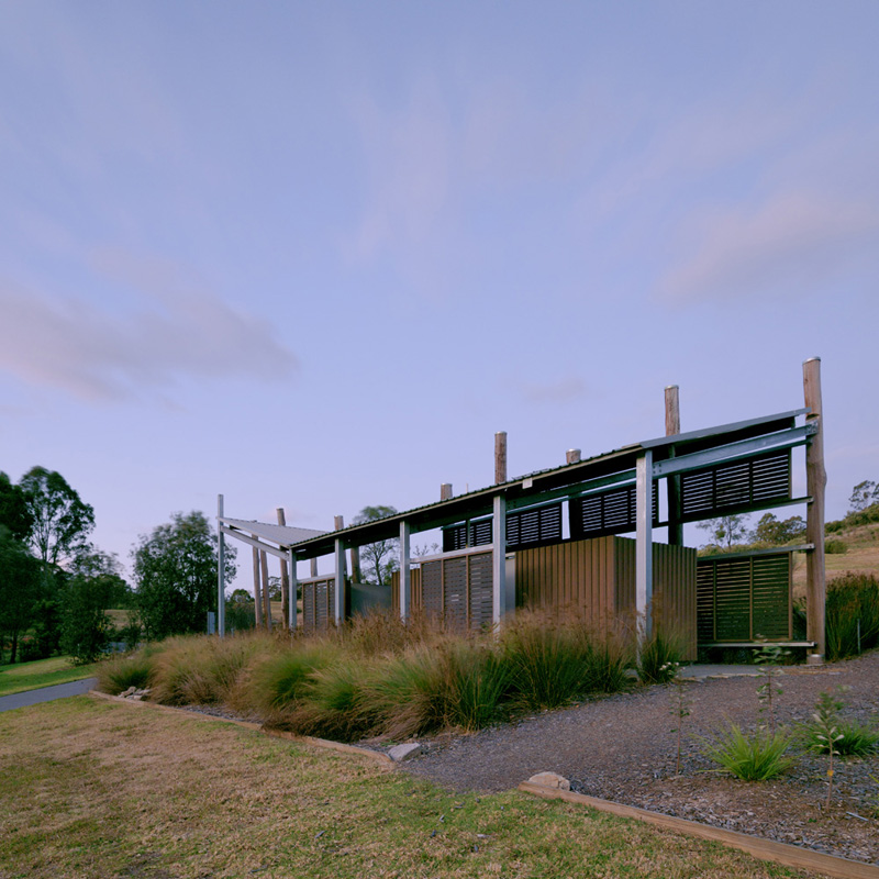 Australian Botanic Garden Shelters, Mt Annan, by Kennedy Associates Architects