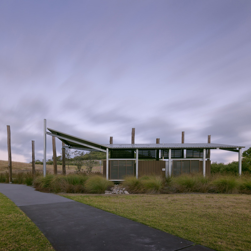 Australian Botanic Garden Shelters, Mt Annan, by Kennedy Associates Architects