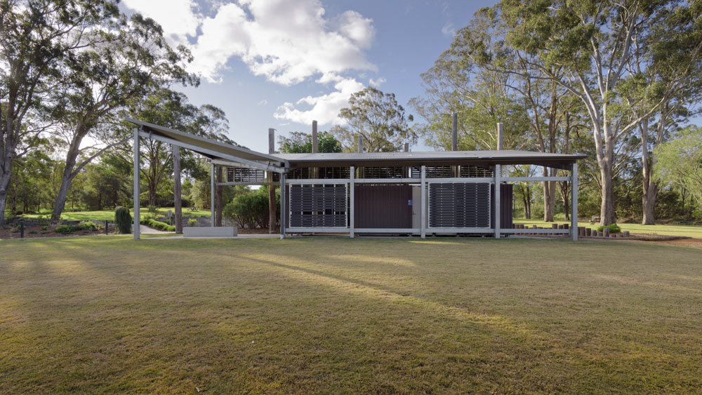 Australian Botanic Garden Shelters, Mt Annan, by Kennedy Associates Architects