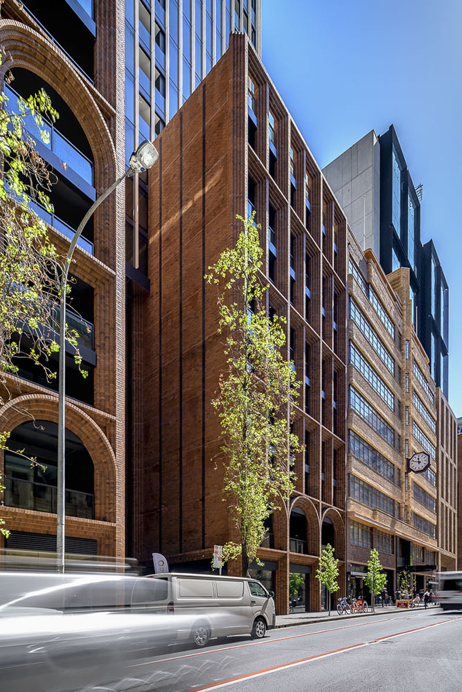 Koichi Takada Architects, Arc by Crown Group, Masonry Podium, Sydney