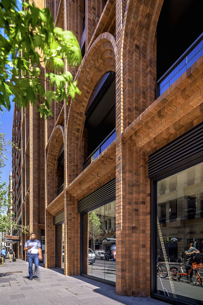 Koichi Takada Architects, Arc by Crown Group, Masonry Podium, Sydney