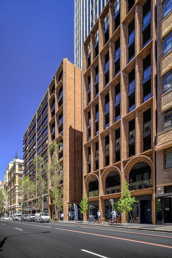 Koichi Takada Architects, Arc by Crown Group, Masonry Podium, Sydney