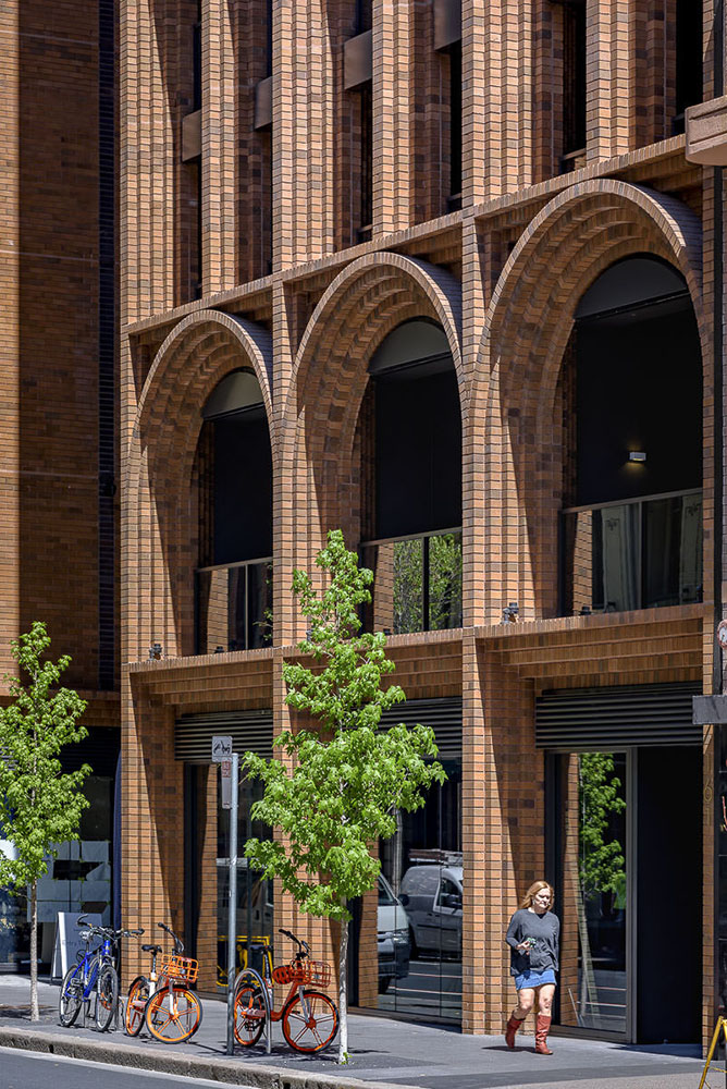 Koichi Takada Architects, Arc by Crown Group, Masonry Podium, Sydney