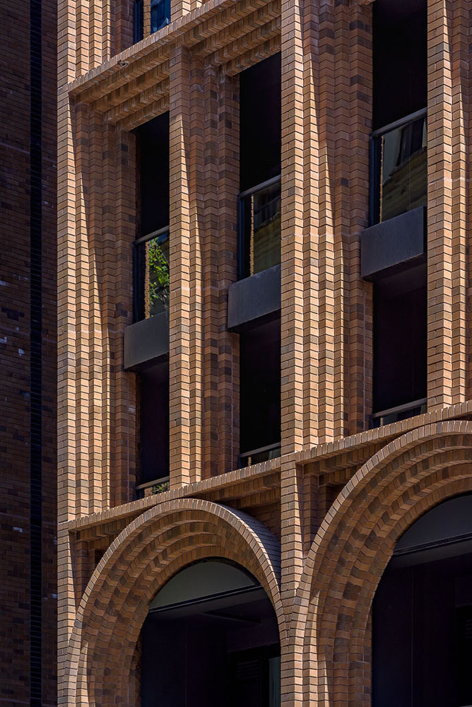 Koichi Takada Architects, Arc by Crown Group, Masonry Podium, Sydney