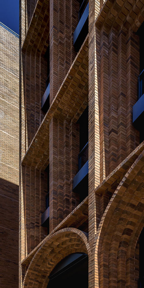 Koichi Takada Architects, Arc by Crown Group, Masonry Podium, Sydney