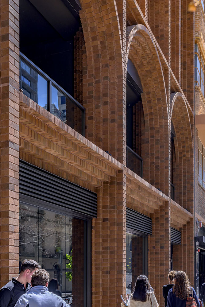 Koichi Takada Architects, Arc by Crown Group, Masonry Podium, Sydney