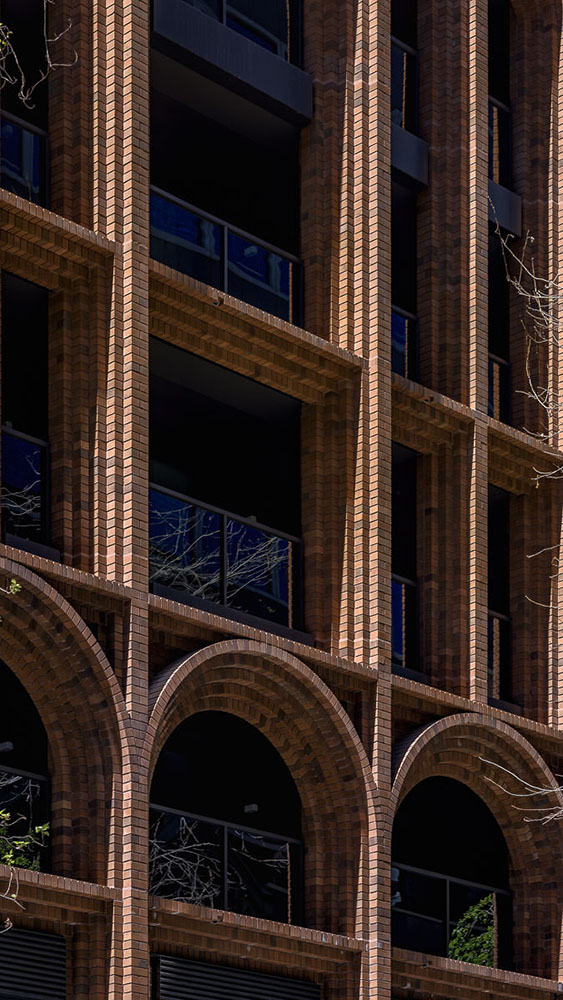 Koichi Takada Architects, Arc by Crown Group, Masonry Podium, Sydney