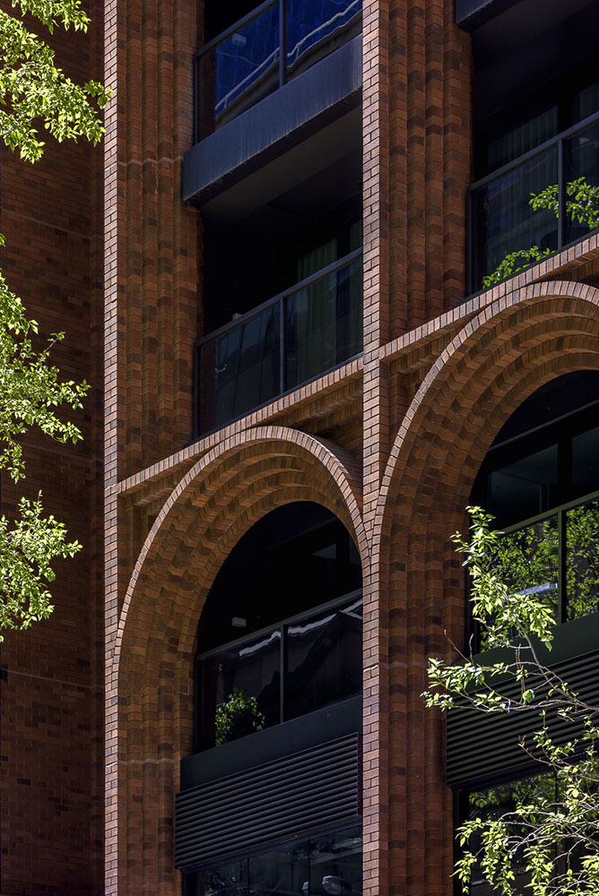 Koichi Takada Architects, Arc by Crown Group, Masonry Podium, Sydney