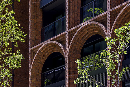 Arc by Crown, by Koichi Takada Architects, Arched Masonry Podium