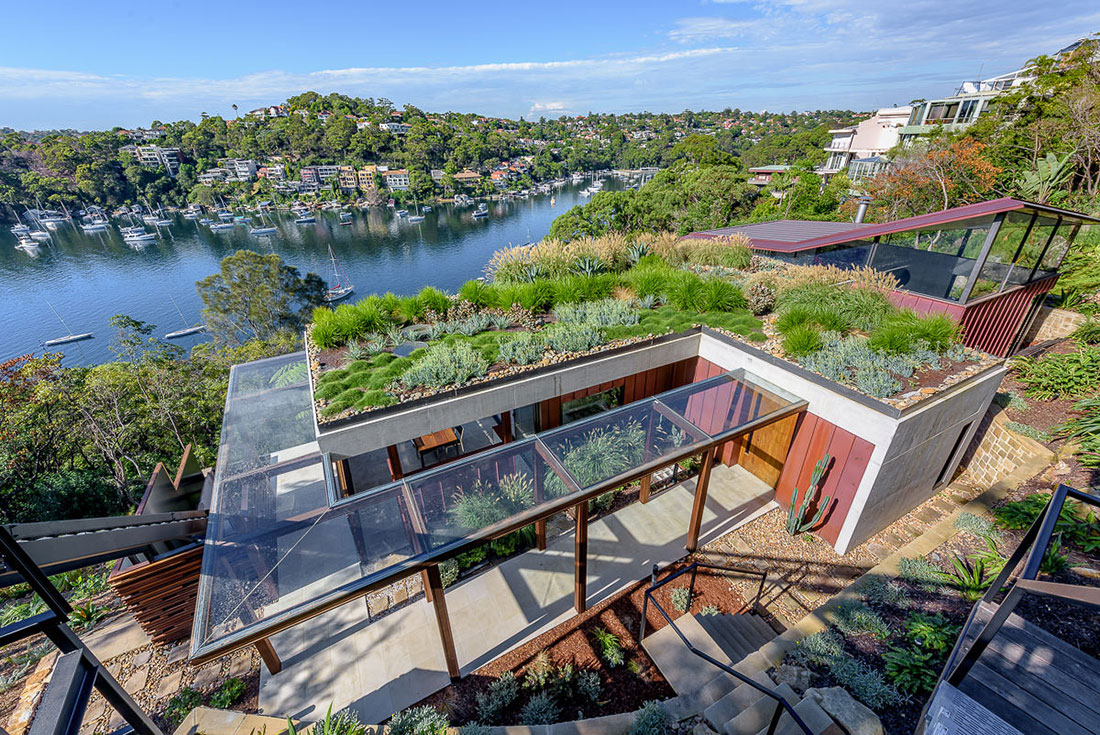 Linden Way Castelcrag House, by Les Parker Construction, Virginia Kerridge Architect, The Guthrie Project