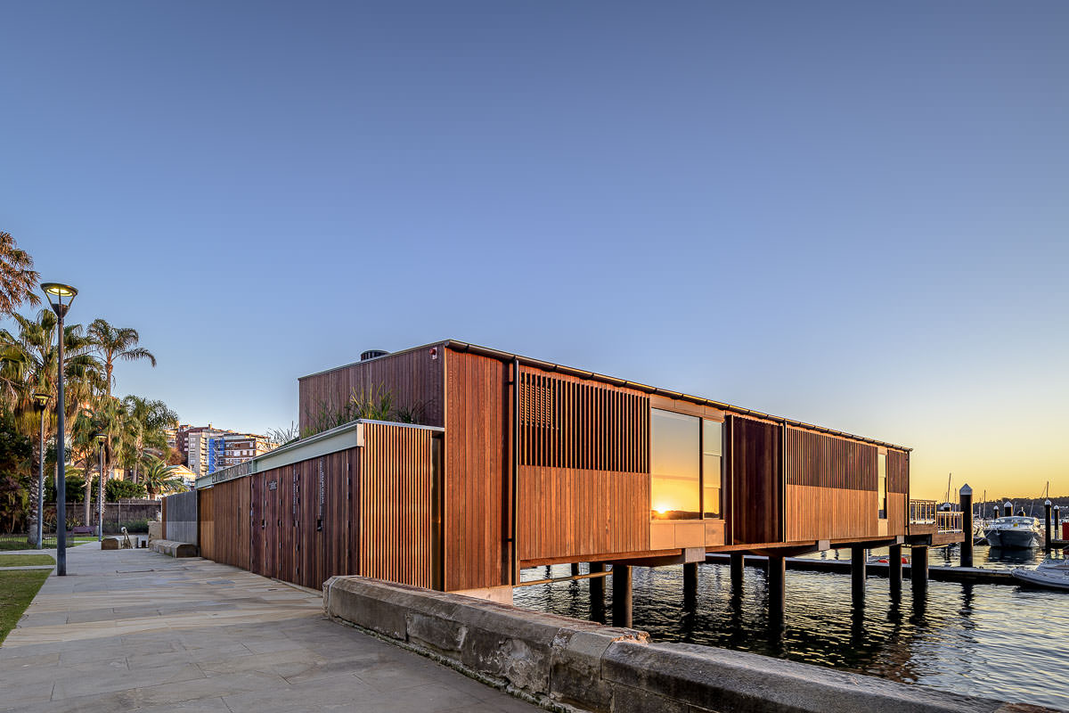 Elizabeth Bay Marina, by Lahz Nimmo Architects. Photography by The Guthrie Project