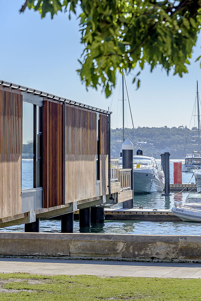 Elizabeth Bay Marina, by Lahz Nimmo Architects. Photography by The Guthrie Project