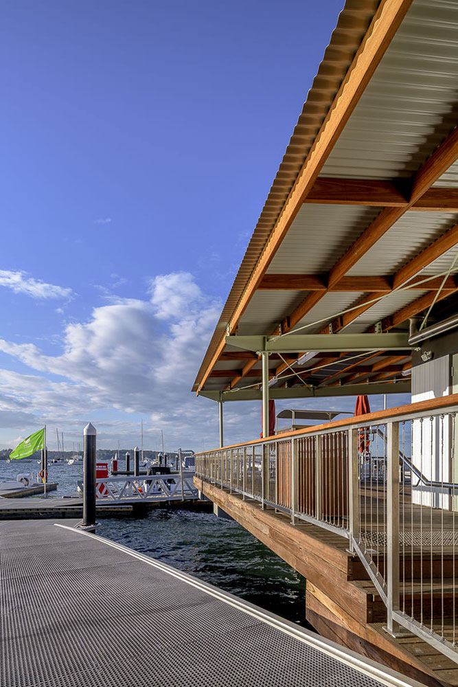 Elizabeth Bay Marina, by Lahz Nimmo Architects. Photography by The Guthrie Project