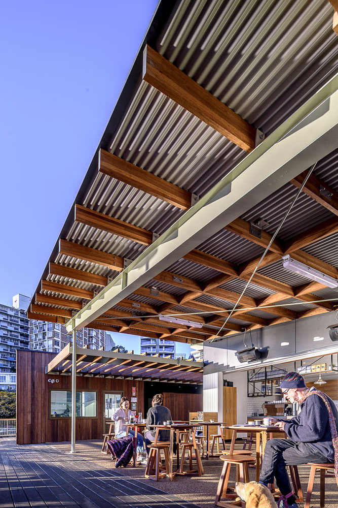 Elizabeth Bay Marina, by Lahz Nimmo Architects. Photography by The Guthrie Project