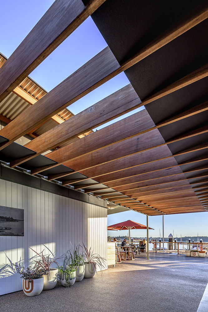 Elizabeth Bay Marina, by Lahz Nimmo Architects. Photography by The Guthrie Project