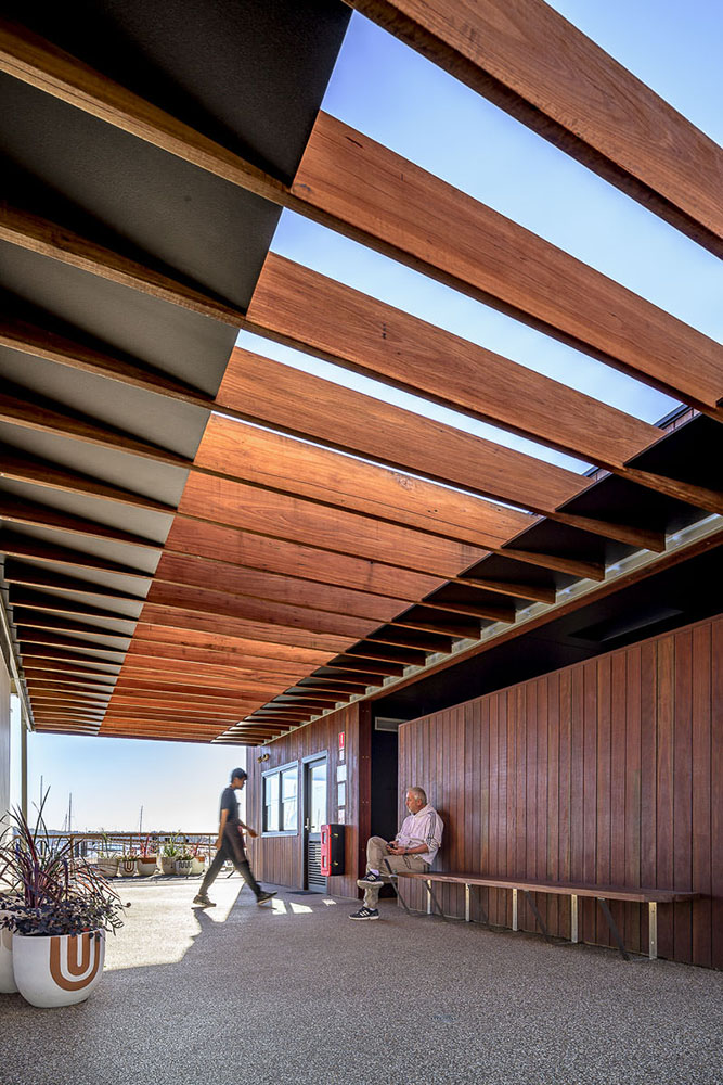 Elizabeth Bay Marina, by Lahz Nimmo Architects. Photography by The Guthrie Project