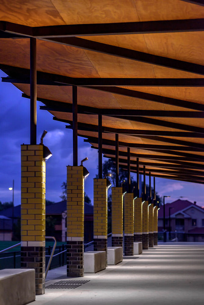 NRL Amenities, Kellyville by Lahz Nimmo Architects. Photography by The Guthrie Project