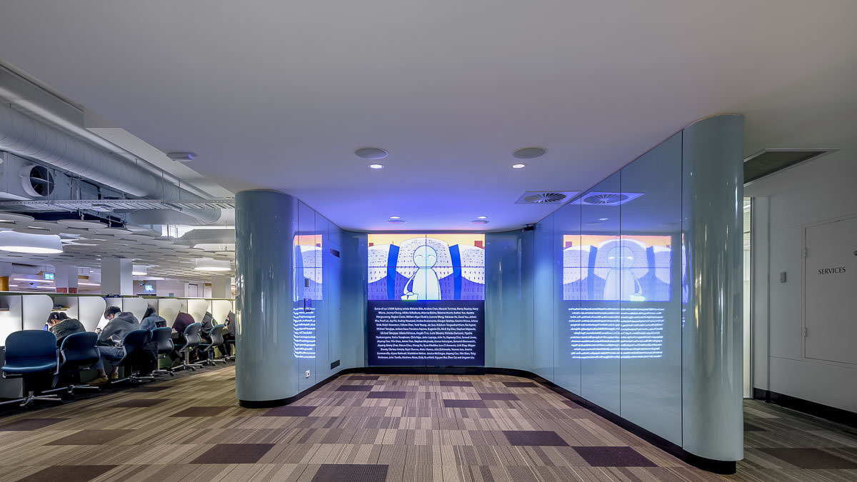 UNSW Library Interior, by Lahz Nimmo Architects. Photography by The Guthrie Project