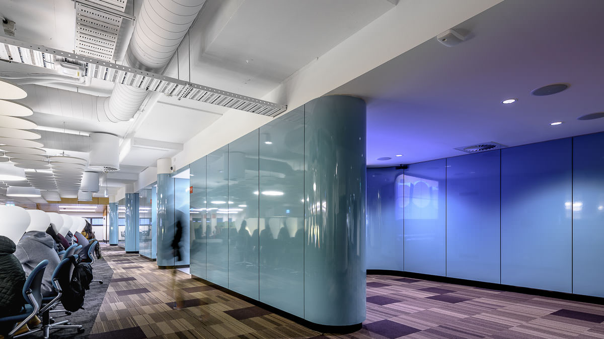 UNSW Library Interior, by Lahz Nimmo Architects. Photography by The Guthrie Project