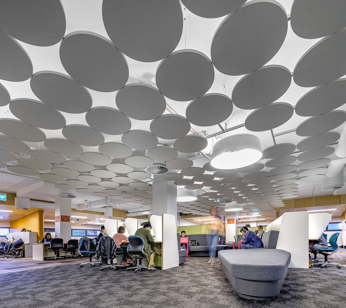 UNSW Library Interior, by Lahz Nimmo Architects. Photography by The Guthrie Project