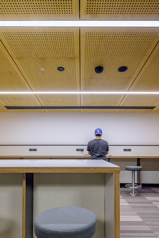 UNSW Library Interior, by Lahz Nimmo Architects. Photography by The Guthrie Project