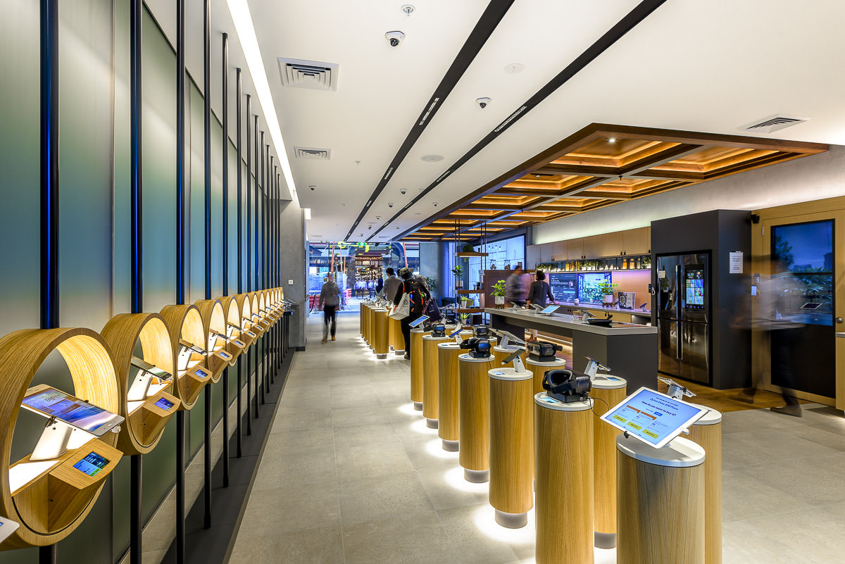 Optus Store, George Street, by Unita Constructions