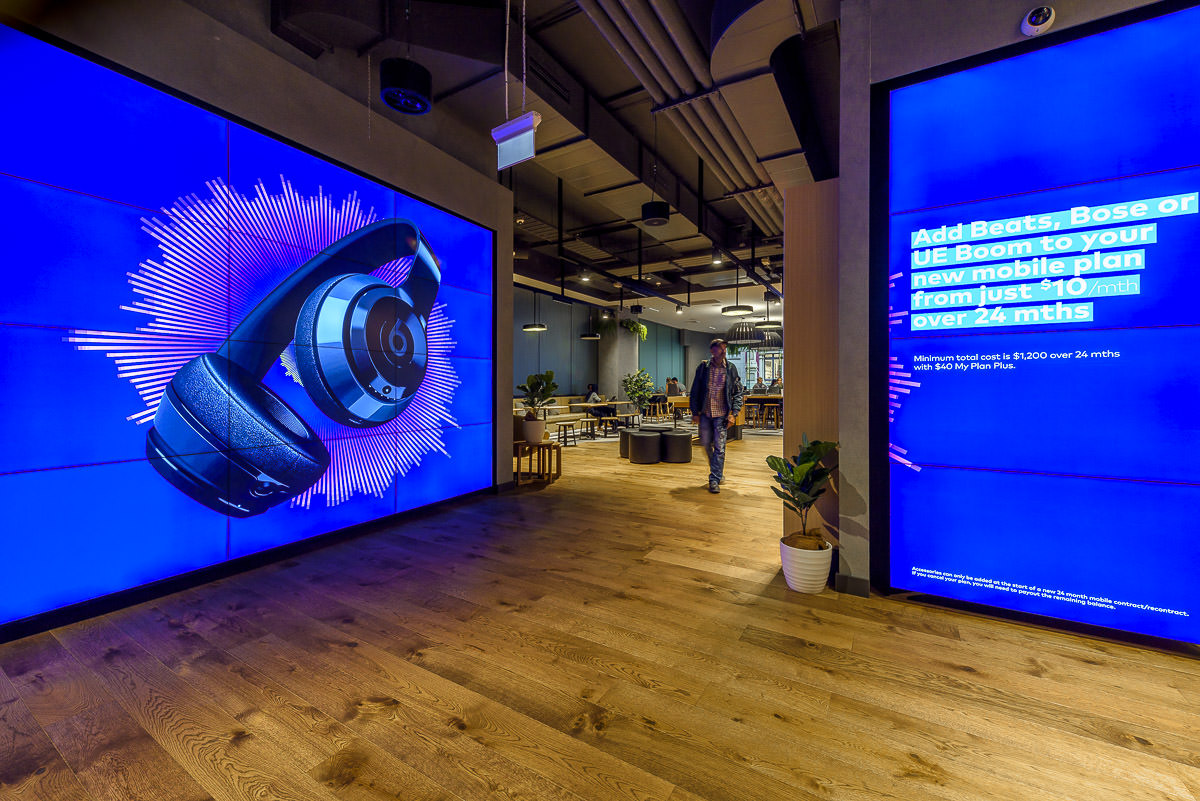 Optus Store, George Street, by Unita Constructions
