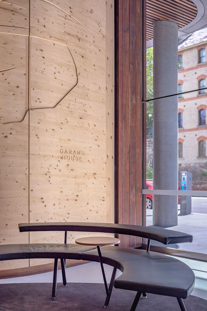 Barangaroo Daramu House Lobby - by Tzannes, Architectural Photography by The Guthrie Project