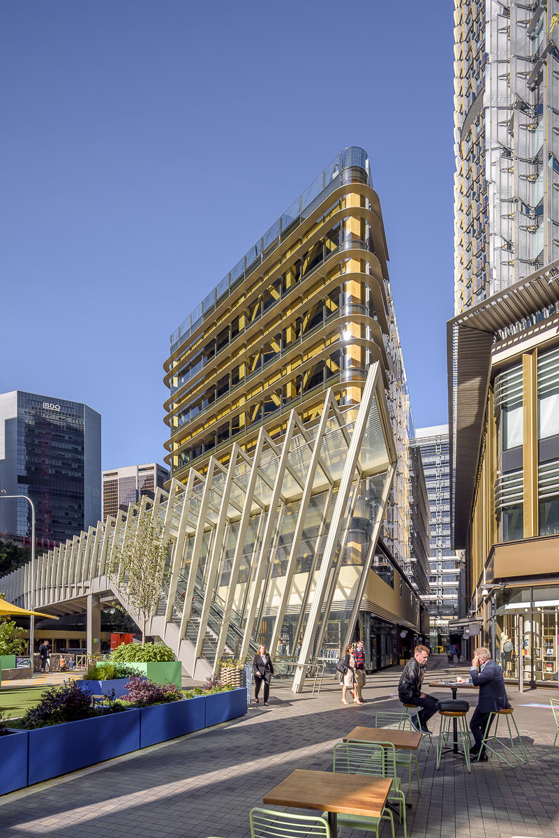 Barangaroo International House Construction - by Tzannes