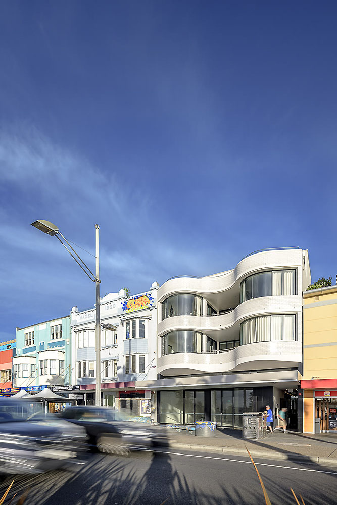 Campbell Parade Bondi Apartments, by Tzannes Architects